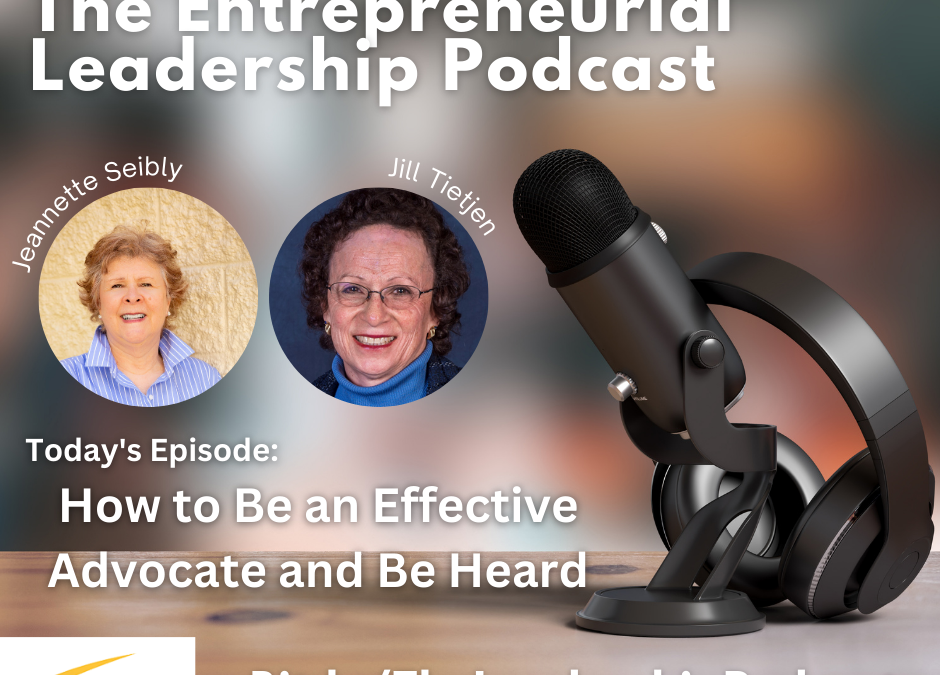 Jill Tietjen featured on the The Entrepreneurial Leadership Podcast